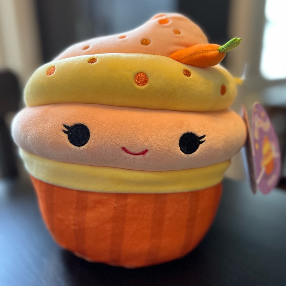 Squishmallow Keisha the Carrot Cake Cupcake